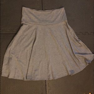 Grey Flare Skirt